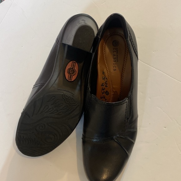 NWOT Earth Spirit Classic Black Leather Loafers for Everyday Comfort - Picture 4 of 8